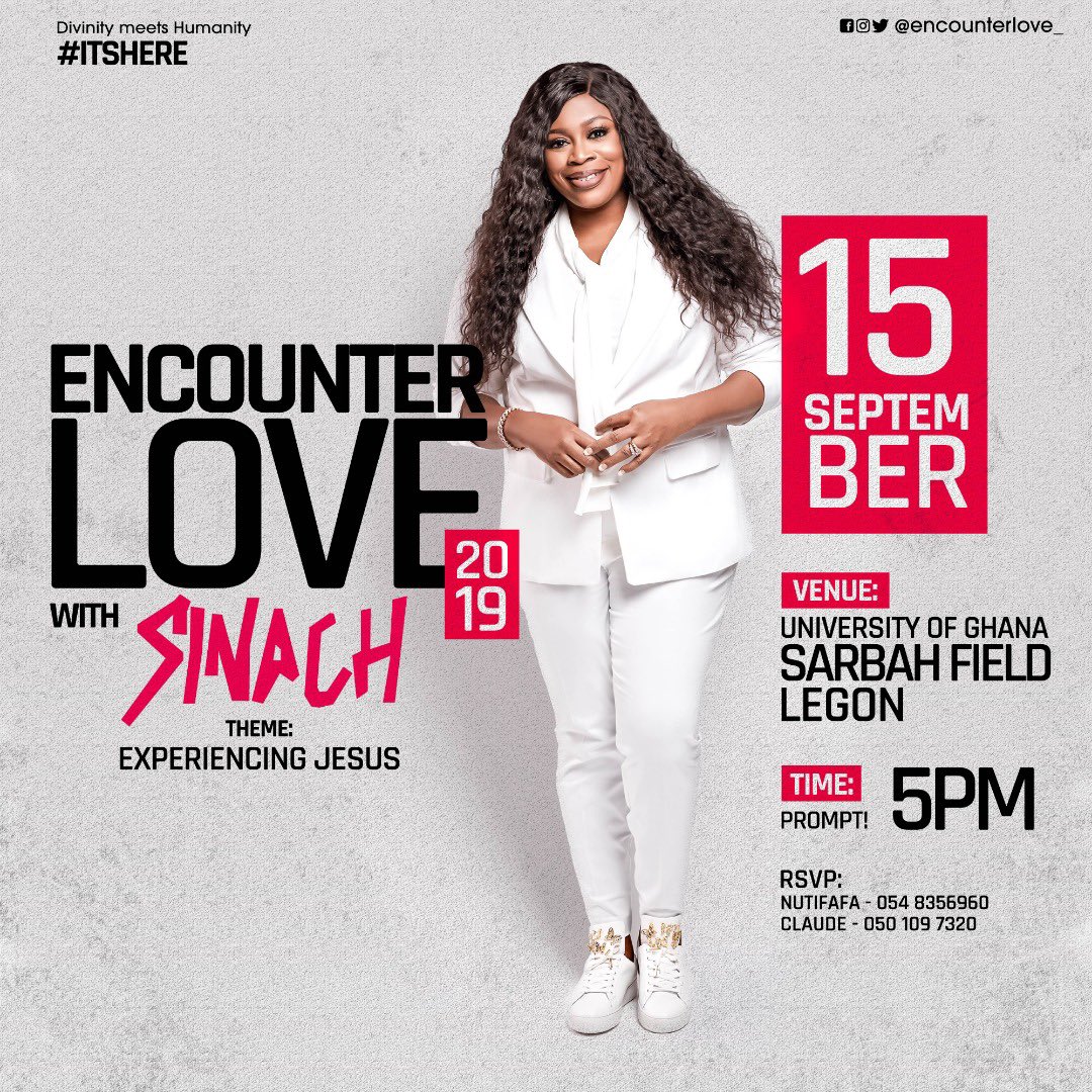 sinach's tweet photo. Hey young people in Ghana!! See you soon #sinach #waymaker #theresanoverflow https://t.co/WymFWlVHtw