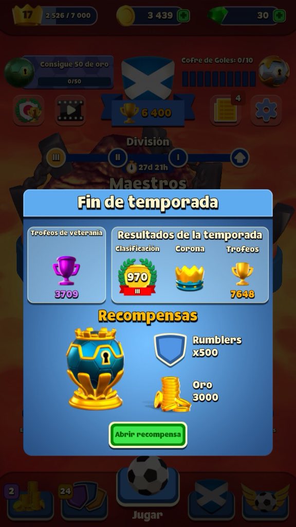 Bueno a pesar de no haber pusheado y la temporada pasada no haberla jugado, estoy contento con el resultado. Muchos dirán sos nivel 17, bla, bla, bla. Que la sigan mamando.