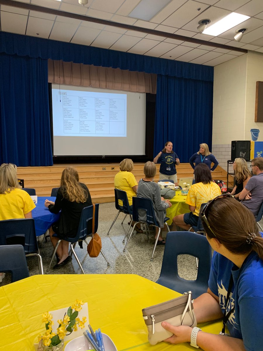 Hillcrest_BCPS's tweet photo. The Funshine Committee is kicking off with a super fun scavenger hunt.  We are having fun, learning about the community, and meeting new people. https://t.co/zFb3pcw58J