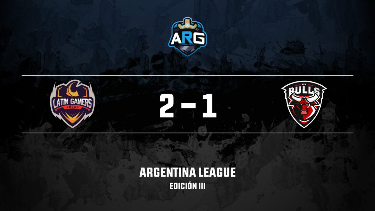 #ARGLeague #Season3

Season 3 I Resultados

Jornada 3 I Día 2 I Match 2

<a href="/LatingamerSquad/">Latingamers Squad</a> consigue su primera victoria en la temporada venciendo 2-1 a <a href="/EvilBulls/">Evil Bulls🐃 (CR) (Cerrado)</a> y de este modo LGS sale de la última posición en la tabla general.