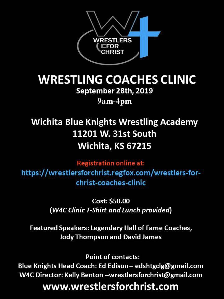 wrestlersforchrist.com/coaches-2019-f…
<a href="/kwcaonline/">Kansas Wrestling Coaches Association (KWCA)</a> @coachchadparks <a href="/CoachDougV/">Doug Vander Linden</a> <a href="/AaronHaselwood/">Coach Haselwood</a>  <a href="/KinnieL/">kinnie ledford</a>
