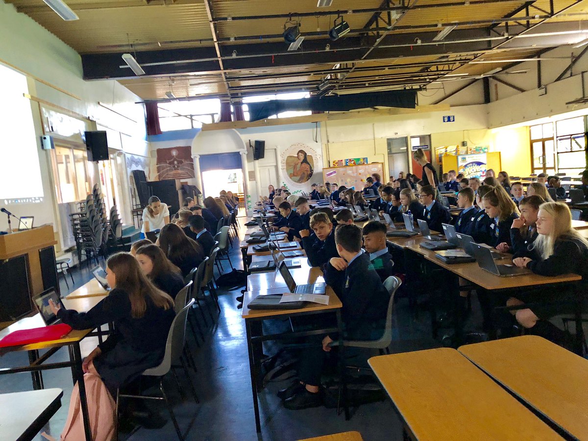 OldBawnCS's tweet photo. We welcomed our 1st Years today. They were beautifully turned out by parents and they had their devices to start their learning using ICT. We are very excited to begin this journey and look forward to the months of learning ahead. #Microsoftirl #MicrosoftEdu @Gowriggle #OBCS https://t.co/kaICv2w7rT
