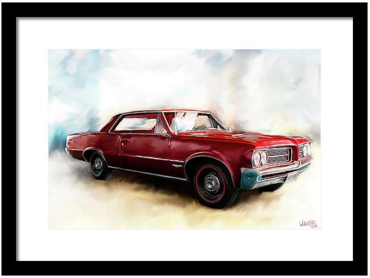 robert_wheater's tweet photo. This #painting of a #1964 #Pontiac #GTO is all finished. I'm doing a small #collection of #American #Muscle. What's your favorite car? https://t.co/Z9hVYF61i8