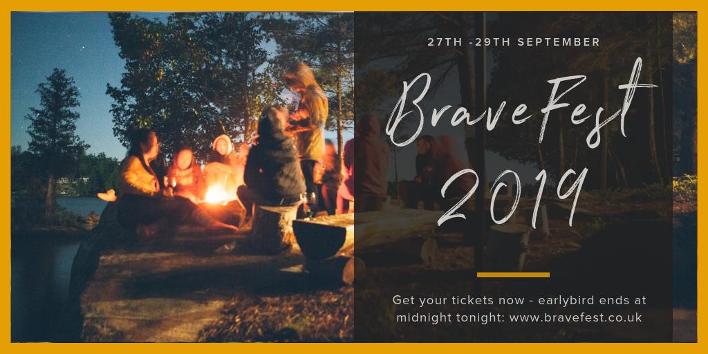 #BraveFest early bird tickets finish tomorrow at midnight. If you want to join us for the weekend <a href="/WoottonPark/">Wootton Park</a> working on things that are working for small businesses right now, focusing your mindset and having a lot of fun in the process grab you ticket now.