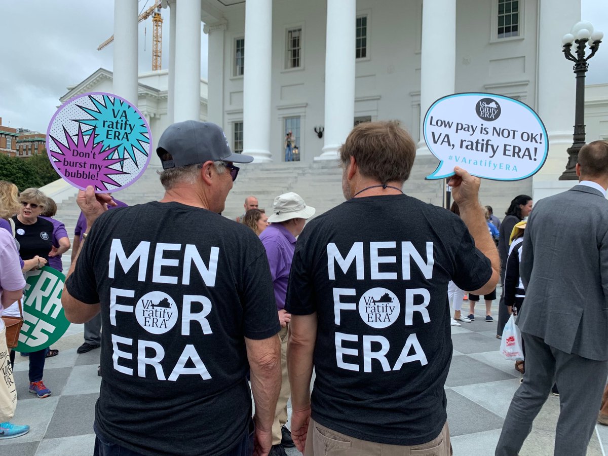 CABlueBlaze's tweet photo. @MENforERA knows how to make a #fashionstatement and those #textbubbles are on the mark‼️‼️ @boydwalker @VAratifyERA #EqualityCantWait @iScreamEquality 🍦🍡🍧 https://t.co/eK1VDWTSfD