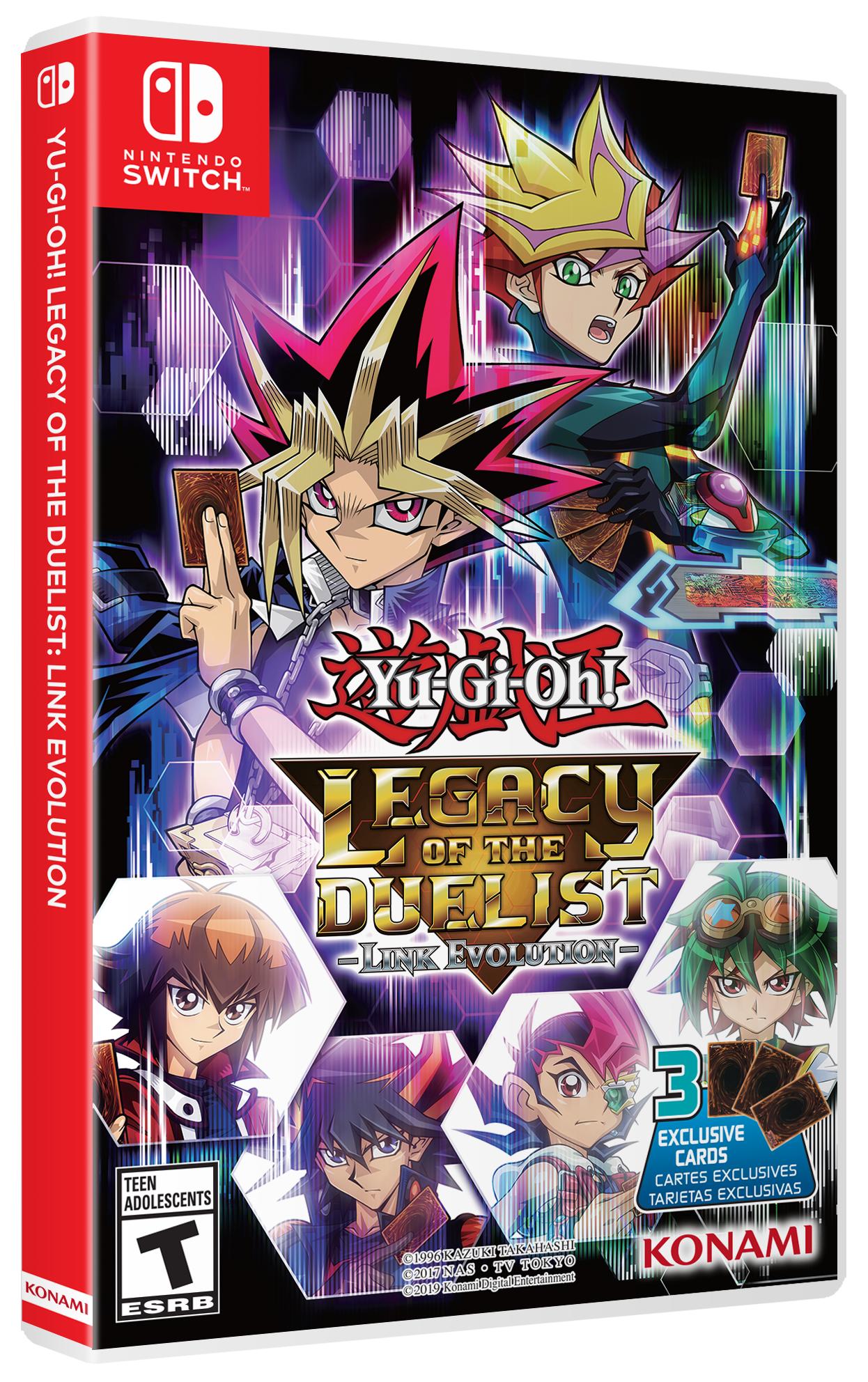 Konami on Twitter: "Yu-Gi-Oh! Legacy of the Duelist: Link Evolution Out Now  as a Nintendo Switch Exclusive for $39.99! Digital or Physical + TCG cards,  this game provides the opportunity to relive