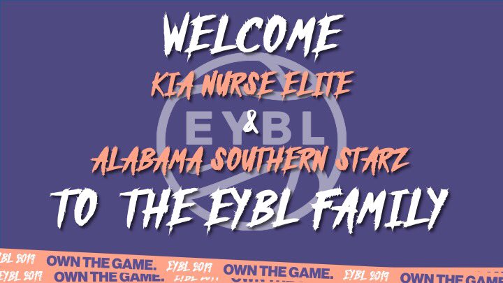 We would like to officially welcome <a href="/KiaNurseElite/">KiaNurseElite</a> and <a href="/ALSoStarz/">AL Southern Starz</a> to the EYBL family!