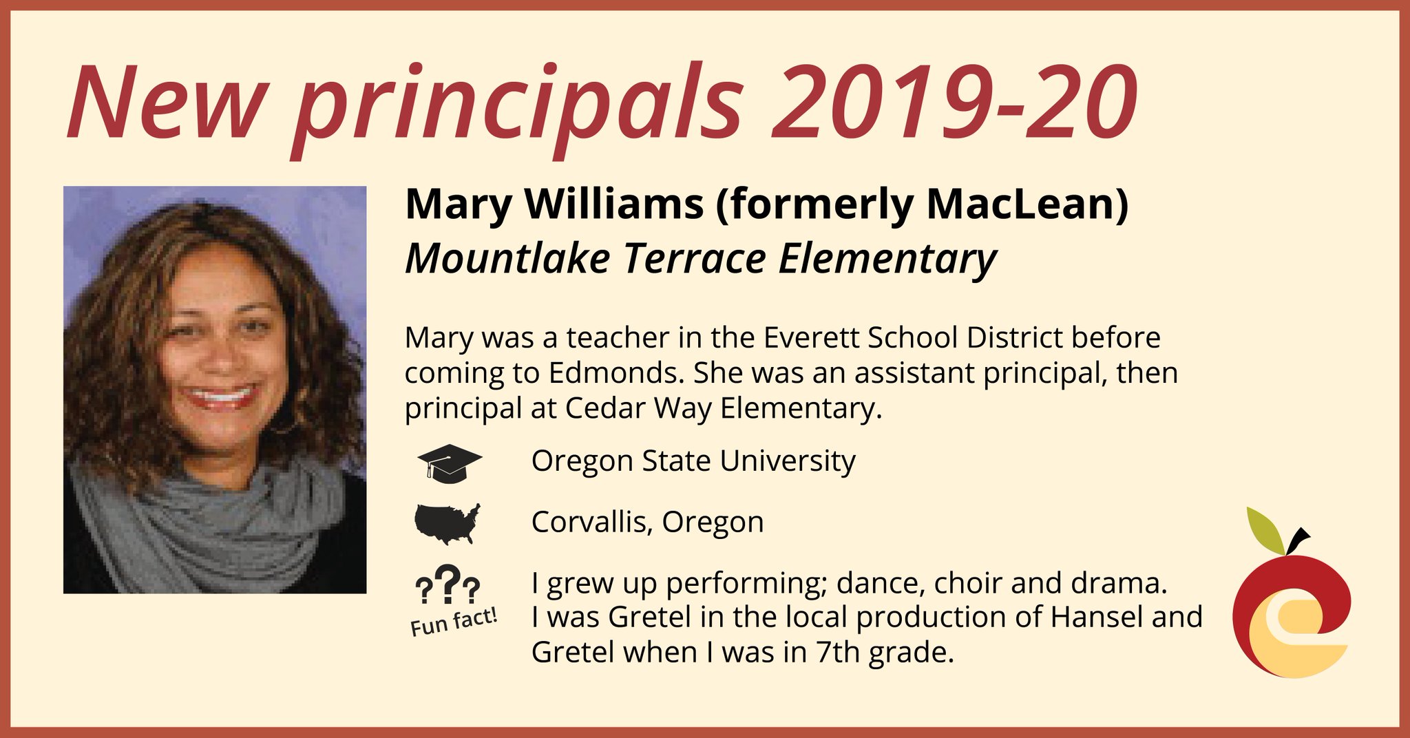 Edmonds School District on Twitter "She's a proud OSU grad and has a