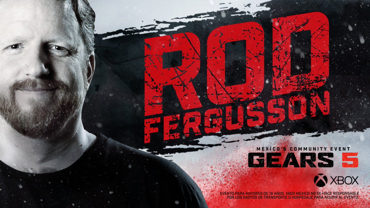 XBOXMexico's tweet photo. ✅ Evento de comunidad
✅ #GearsInk
✅ Rod Fergusson
El lanzamiento de #Gears5 cada día se pone mejor y @GearsViking viene a México porque sabe que aquí están los fans más apasionados. https://t.co/4J2oaM8uuW