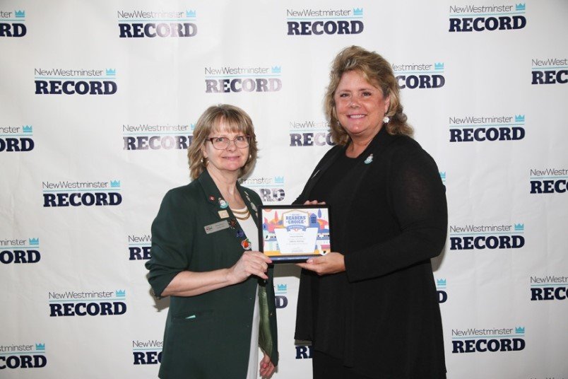 HyackFestival's tweet photo. We're proud to announce the Hyack Festival Association won Best Annual Festival at the @TheRecord Reader's Choice Awards! 

Here we have President Elect 2020 Penny McIvor &amp; President Elect 2021 Becci Dewinetz at the Awards Banquet!

Thank you to everyone who voted! https://t.co/6DPlLAmmrR