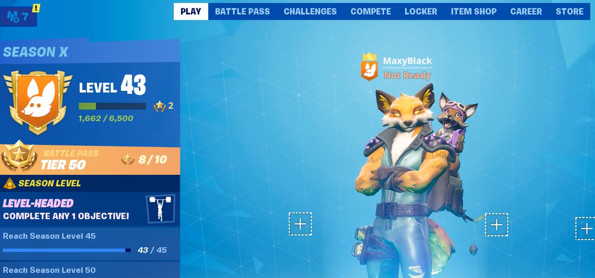 Maxy_Black's tweet image. That doesn't make me a furry!
#fennex #fortnite