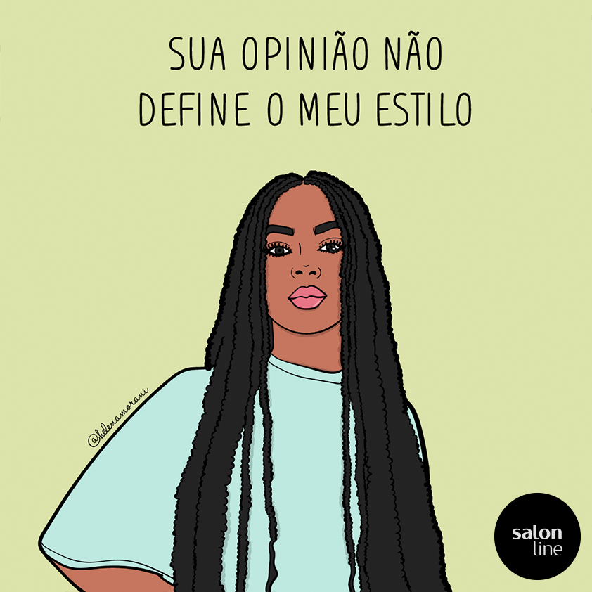 SalonLineBrasil's tweet photo. Opinião nenhuma define meu estilo e quem eu sou! 😎 Meu cabelo, minha roupa, meu estilo, minha vida, minhas regras! Transforme-se em você! #Transformese #SalonLine #GirlPower https://t.co/oDi1O9FHc3