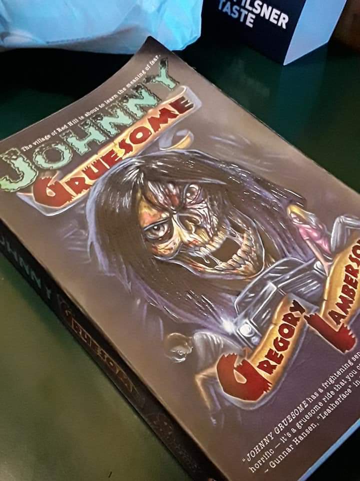 hellenhippocrat's tweet photo. #johnnygruesome is one of the better of rare horror books that I have started to read. Going to read some more of it this afternoon.  If you are a #horror fan then read this #book. https://t.co/9jd2EDGi2y