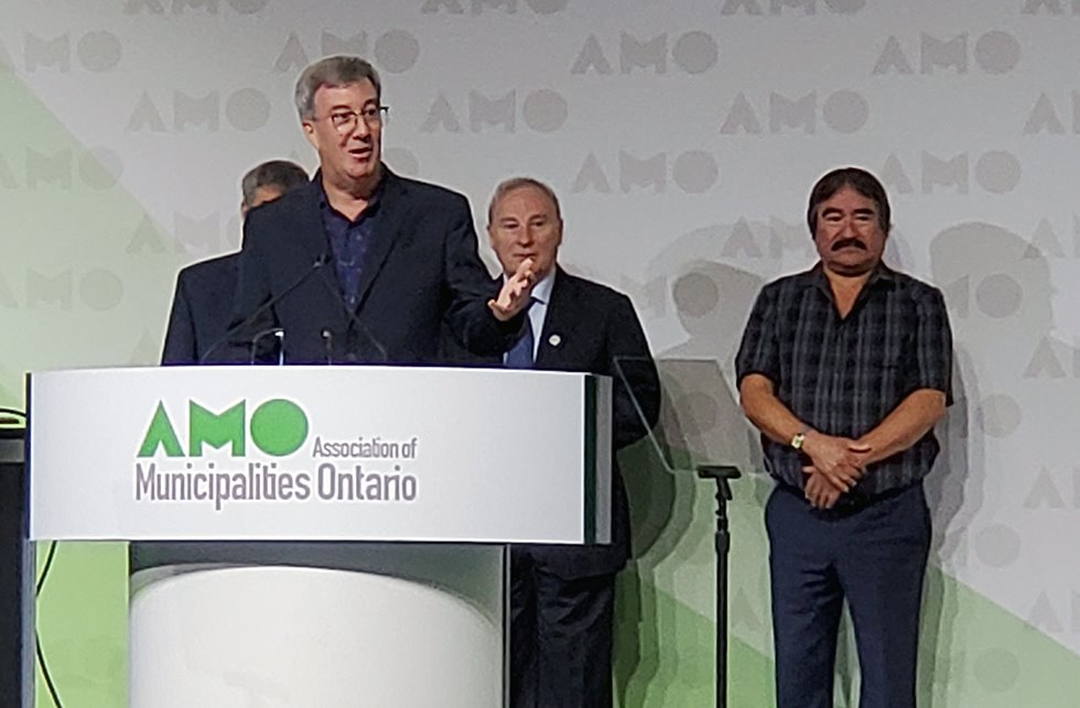 MunicipalWorld's tweet photo. AMO 2019: Strengthening the municipal-provincial partnership https://t.co/J7Ub1IYnFi @AMOPolicy @JamieMcGarvey1 @JimWatsonOttawa @SteveClarkPC #AMOConf19 #AMO2019 #localgov https://t.co/7okP6kofsM