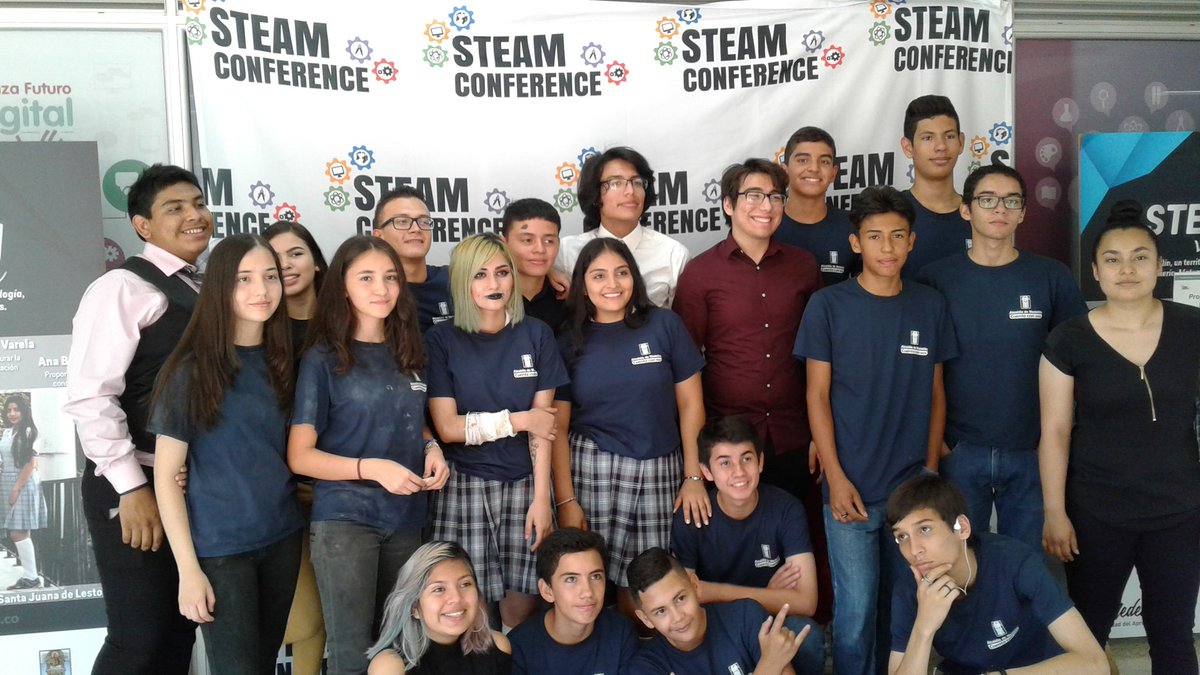 sftinitiative's tweet photo. The STEAM Conference at Medellin was a success!!! Thank you to all participants and supporting team!!! Excellent event @AlcaldiadeMed @TRIOUBMS_NEIU @sftinitiative @Aaron_Cortes https://t.co/3cmpb2k8Vt