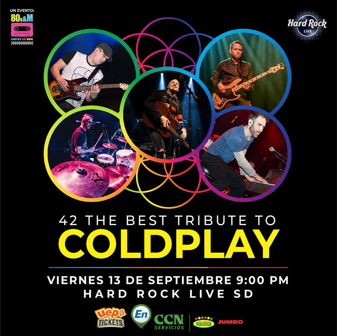 Lights will guide you home, And ignite your bones....And I will try to fix you. Este próximo 13 de septiembre tendremos el tributo a una de las bandas más buena onda, con los chicos de #FortyTwo.