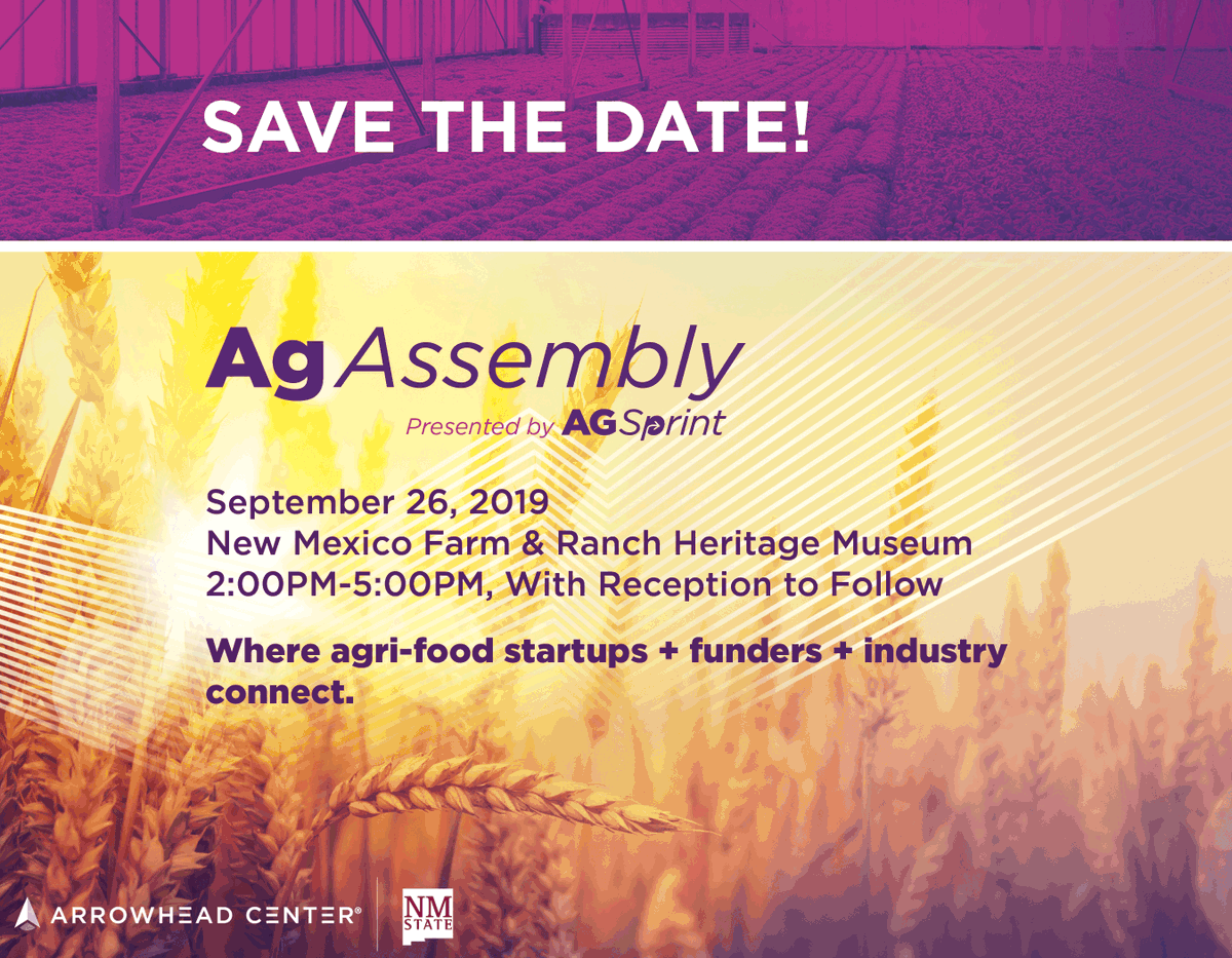 ATI_Arrowhead's tweet photo. Connect with industry experts and learn about the newest developments in agricultural applications of food, energy and the environment. #AgAssembly #NMSU #Arrowheadcenter #agriculture #farming https://t.co/HJ2KBgAEGz
