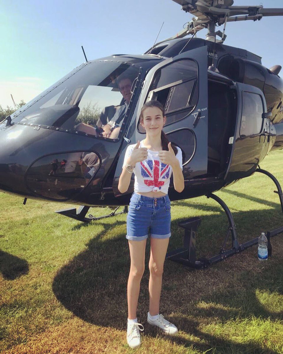 RockSchool_UK's tweet photo. Once in a lifetime opportunity for our #Riverside Student & #DDayJunior Katelyn, as she joined @TheDDayDarlings on an epic adventure involving being taken by helicopter from gig to gig! She was cool as a cucumber! Good work Katelyn! ๐ค๐๐ https://t.co/NMIYCVSqJN