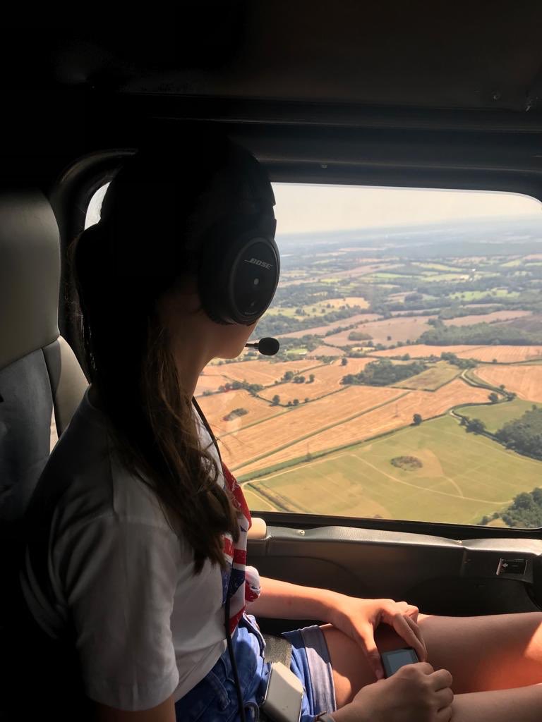 RockSchool_UK's tweet photo. Once in a lifetime opportunity for our #Riverside Student & #DDayJunior Katelyn, as she joined @TheDDayDarlings on an epic adventure involving being taken by helicopter from gig to gig! She was cool as a cucumber! Good work Katelyn! ๐ค๐๐ https://t.co/NMIYCVSqJN