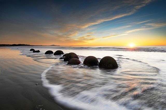 GeologyPage's tweet photo. Moeraki Boulders, New Zealand | #Geology #GeologyPage #NewZealand

The Moeraki Boulders are unusually large and spherical boulders lying along a stretch of Koekohe Beach on the wave-cut Otago coast of New Zealand between Moeraki and Hampden. They occur s… https://t.co/TBvYlMKZT6 https://t.co/aG9INkVQms
