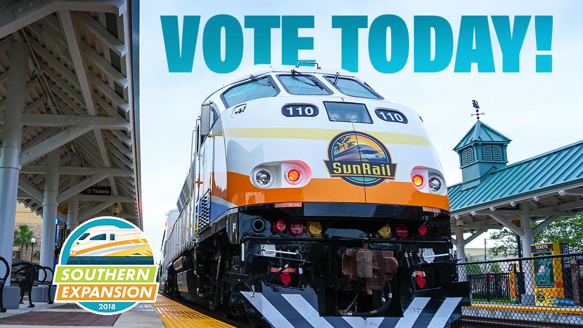 Vote for the <a href="/RideSunRail/">SunRail</a> Southern Expansion project in America’s Transportation Awards. The top 12 projects are vying for the People’s Choice Award and a $10,000 award for a charity or transportation-related scholarship in the winning state. Vote today! bit.ly/321fsjE
