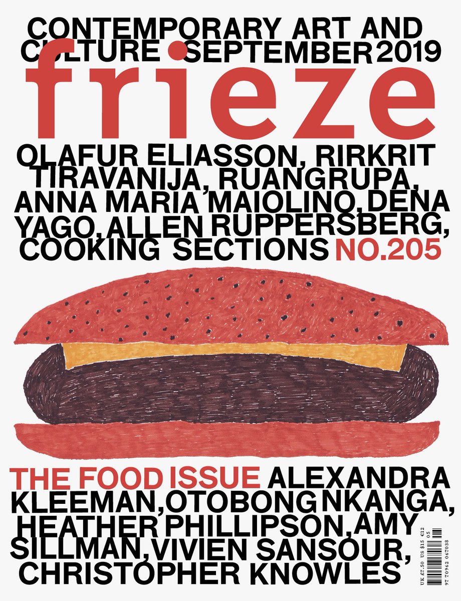 e_flux's tweet photo. frieze September issue out now @frieze_magazine #frieze #THEFOODISSUE https://t.co/huJ4vgMyw3 https://t.co/szWG4IsAhW