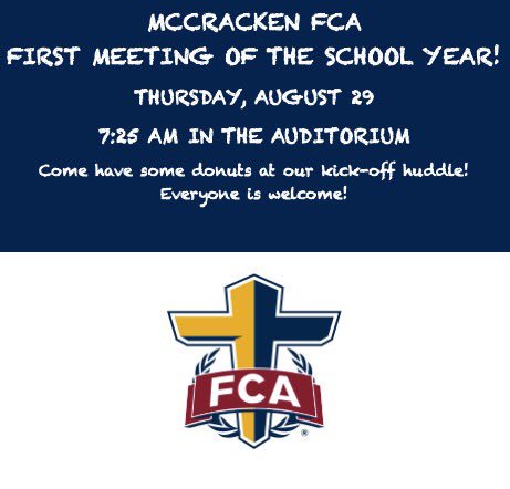 mustangs_fca's tweet photo. Come join us this Thursday!! https://t.co/W3vzxdErDQ