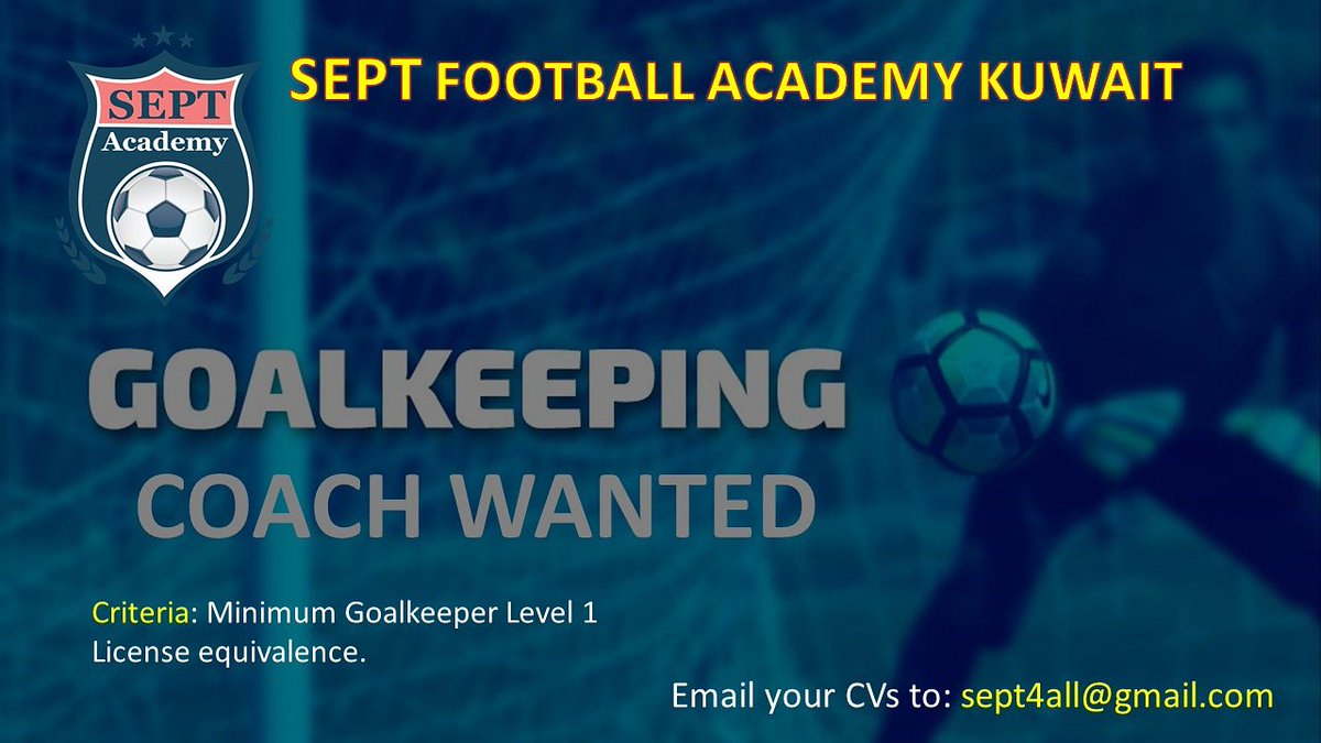 AcademySept's tweet photo. Looking for Goalkeeper Specialist Coaches!

#soccer #football #soccercoaching #footballcoaching #coach #coaches #soccercoach #soccercoaches #footballcoaches #footballcoach #uefa #fa #goalkeeper #goalkeepercoach #goalkeepertraining #goalkeepercoaching #goalkeepers https://t.co/5RZR4PcyA7