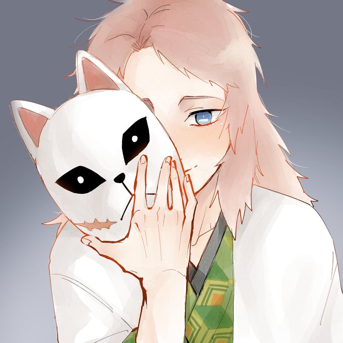 クロネ🌊🎴@鬼滅さんがTwitterに投稿した錆兎(鬼滅の刃)のイラスト。