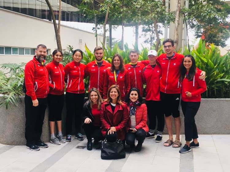 Members of Canadian Embassy in Brazil welcome our Canadian team! <a href="/ASSC_CDSA/">ASSC-CDSA</a>  #teamcanada