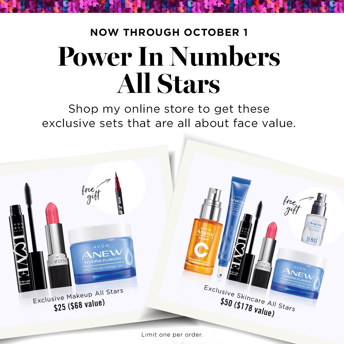 Use code "Welcome10" to get 10% off all qualifying orders! go.youravon.com/3fwrkm