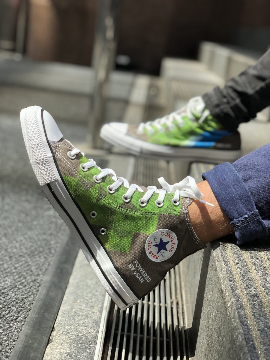 vmwarevsan's tweet photo. Sneak peek! These generation 2 sneaks could be yours. Head to the HCI Zone &amp; tweet a picture of your coffee with #vSAN and #VMworld2019 👟 https://t.co/JdFqWcp6YN