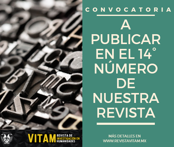 Vitam. Revista de Investigación en Humanidades tweet media