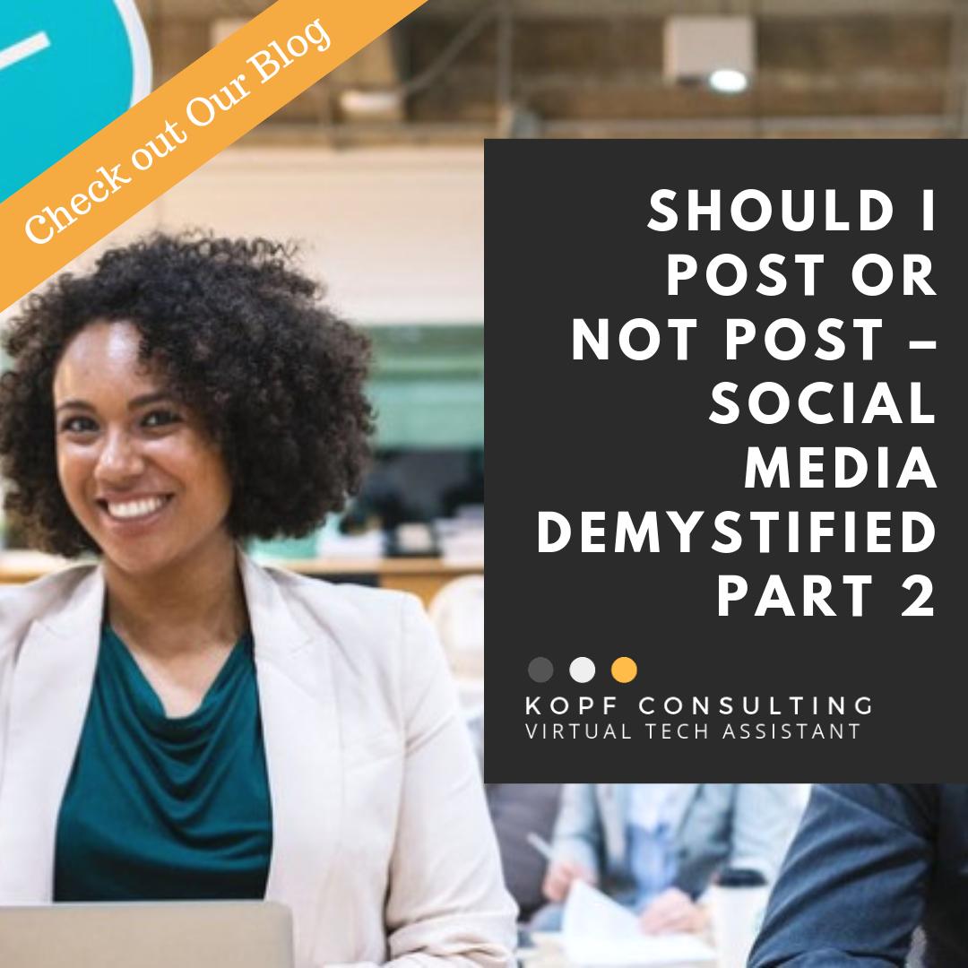 kopf_consulting's tweet photo. Social media allows a company/business owner to humanize themselves to their current and potential clients. Learn more: https://t.co/rNT333R4BD

#leadgeneration #findingleads #socialmediareach #socialmediaproof #socialproof #socialmedia #entrepreneuer #smallbusiness https://t.co/PVjwZvmoog