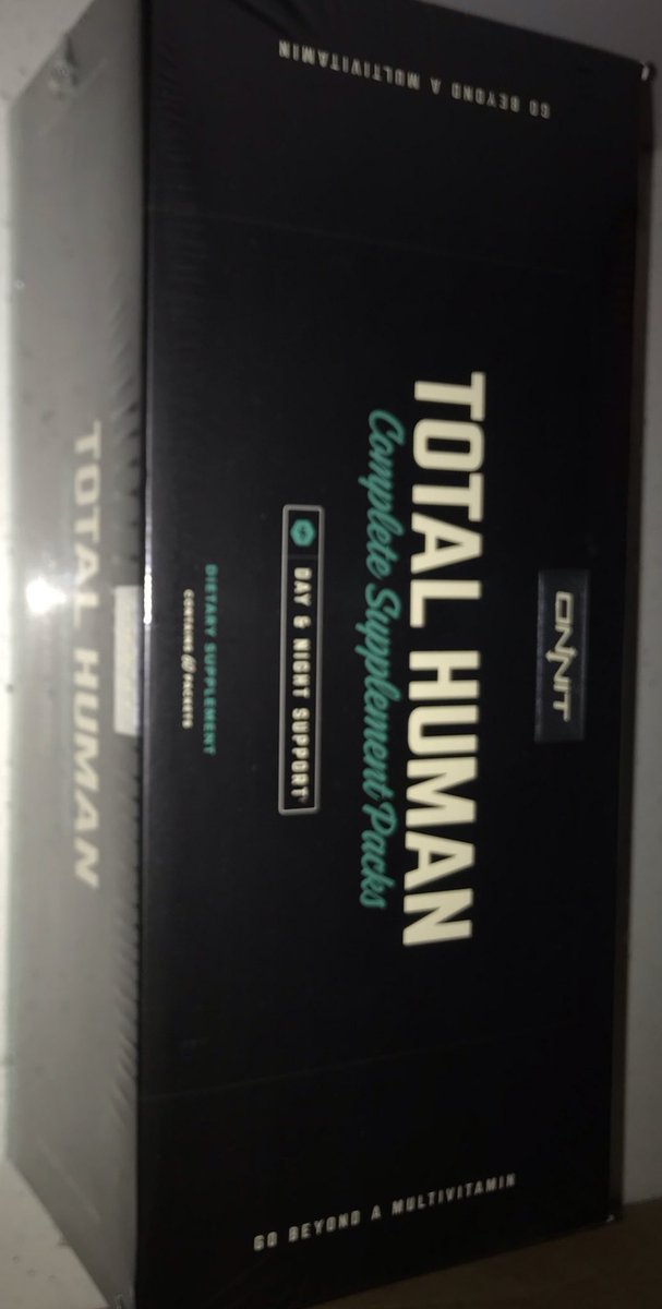Raul_Rios's tweet photo. I just received my new order of #TotalHuman from https://t.co/tdal8Glvx0! https://t.co/ibR9Qz1mRU #GetOnnit via @Onnit plus my new #Onnit  #Sticker https://t.co/VXkdVVmHgR
