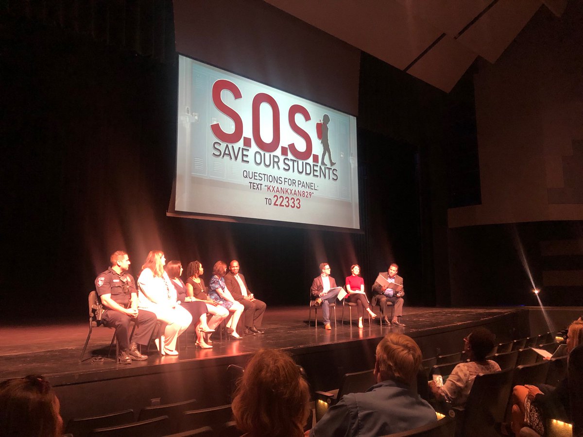 So proud of our #rrisd1family for hosting such an important <a href="/KXAN_News/">KXAN News</a>  Save Our Students forum <a href="/StonyPointHS/">Stony Point H S</a>! Focused on mental health awareness. Together, we can do this for our most important resource, our students! We are <a href="/RoundRockISD/">Round Rock ISD</a> proud!