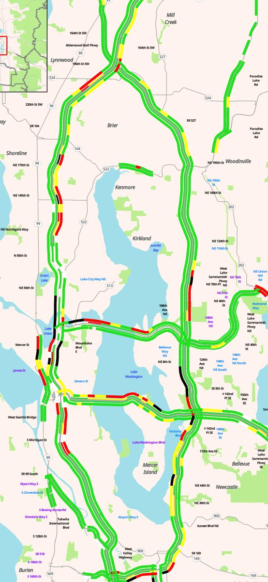 Wsdot Traffic On Twitter I M Looking At A Relatively Clean