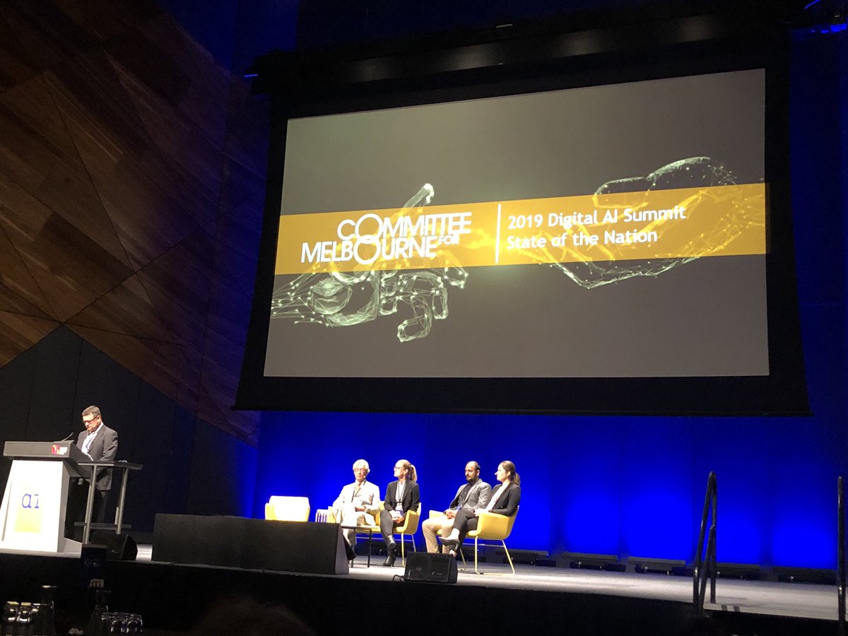 Great to hear <a href="/savage_jacqui/">Jacqui Savage</a> <a href="/Data61news/">Data61</a> @CDEIUK <a href="/EYnews/">EY</a> challenging where the human sits in our technological, data-funded future. Predictive or dictative? Choices or mediation? Creativity and curiosity will feed AI. #digitalaisummit