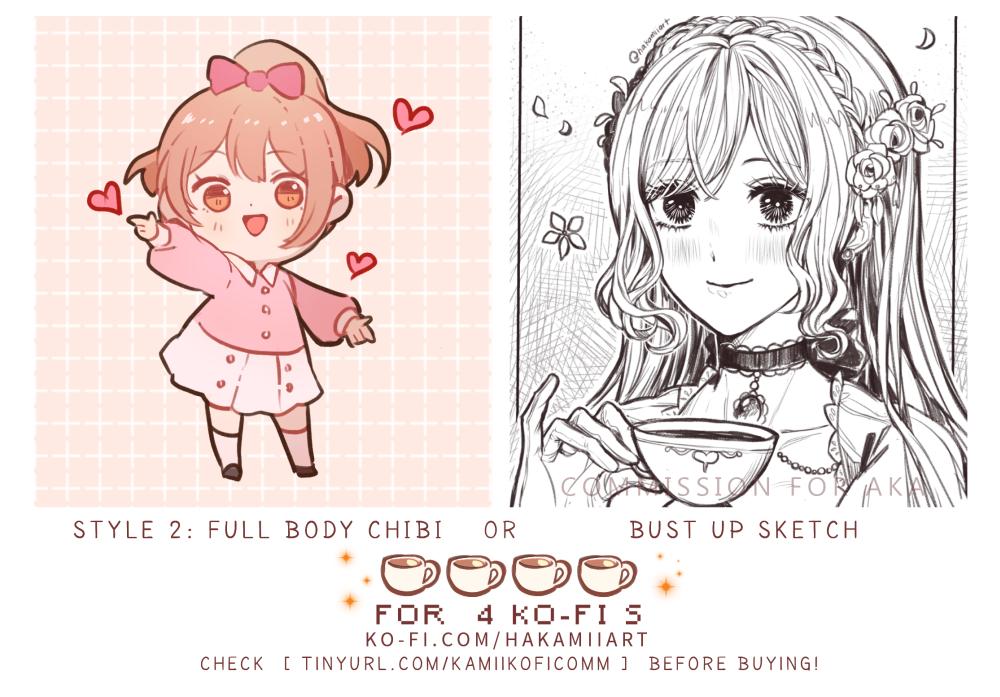 I'm accepting ☕️☕️ KO-FI commissions again! ☕️☕️
BEFORE YOU BUY ANYTHING please visit 
[ https://t.co/o1CHUrFfan  ] for full info! Thank you very much! 