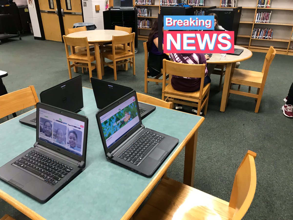 PBLended's tweet photo. @ItsallThurgood loved seeing students in library using @Flipgrid #mnplt @MNPSLibraries https://t.co/ni4Y5hkLFT