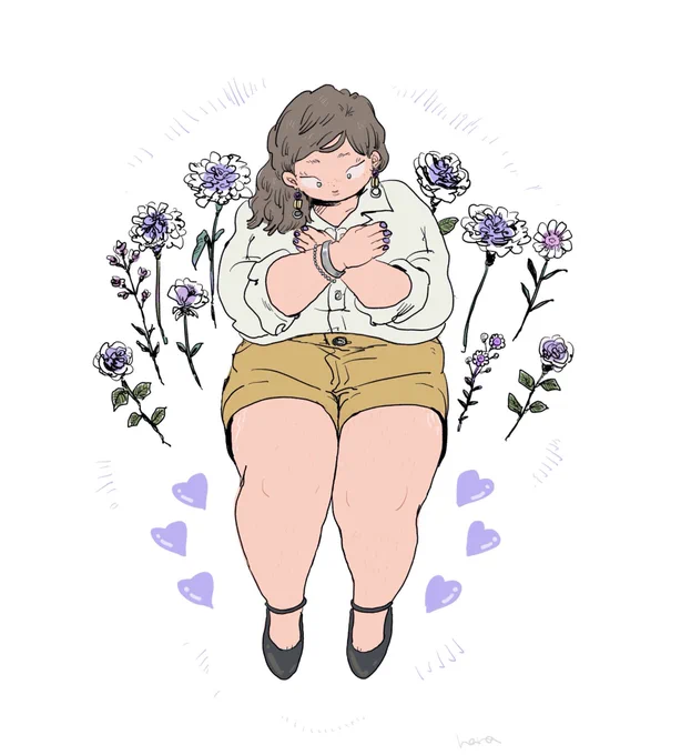 Hello! I'm hara☺️
#VisibleWomen 
I make PlusSizeGirls &amp; body positive illustration?

? https://t.co/BefslcRkB7 