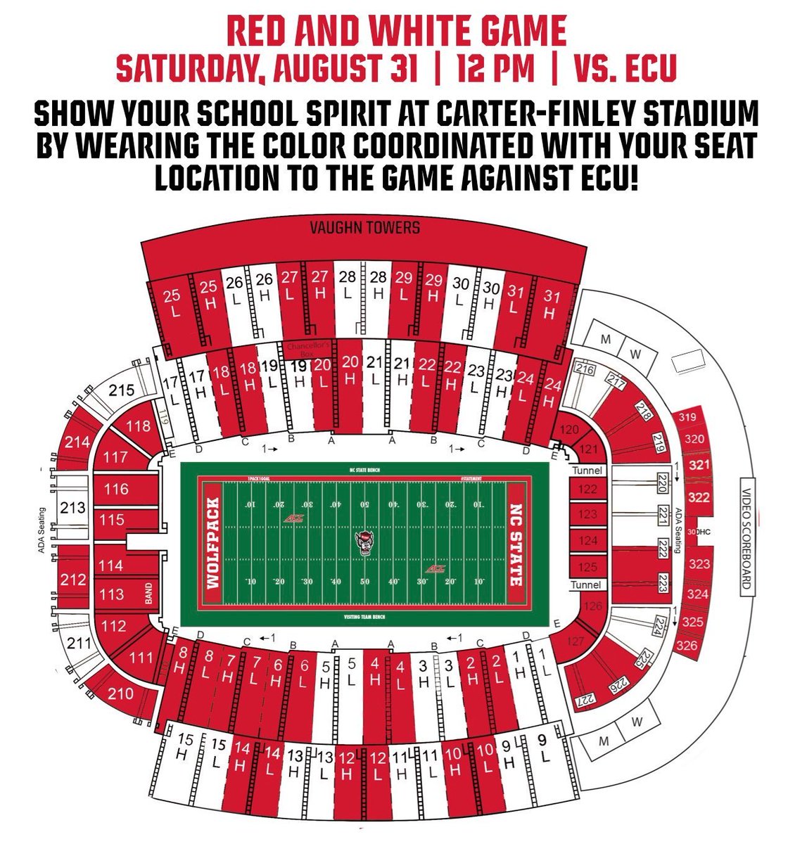 Wolfpack Stadium Seating Chart