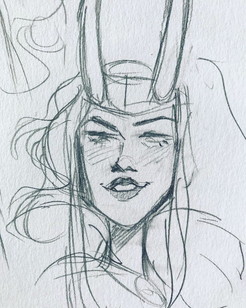 Some recent #ladyloki from my sketchbook ??? #loki #Marvel 