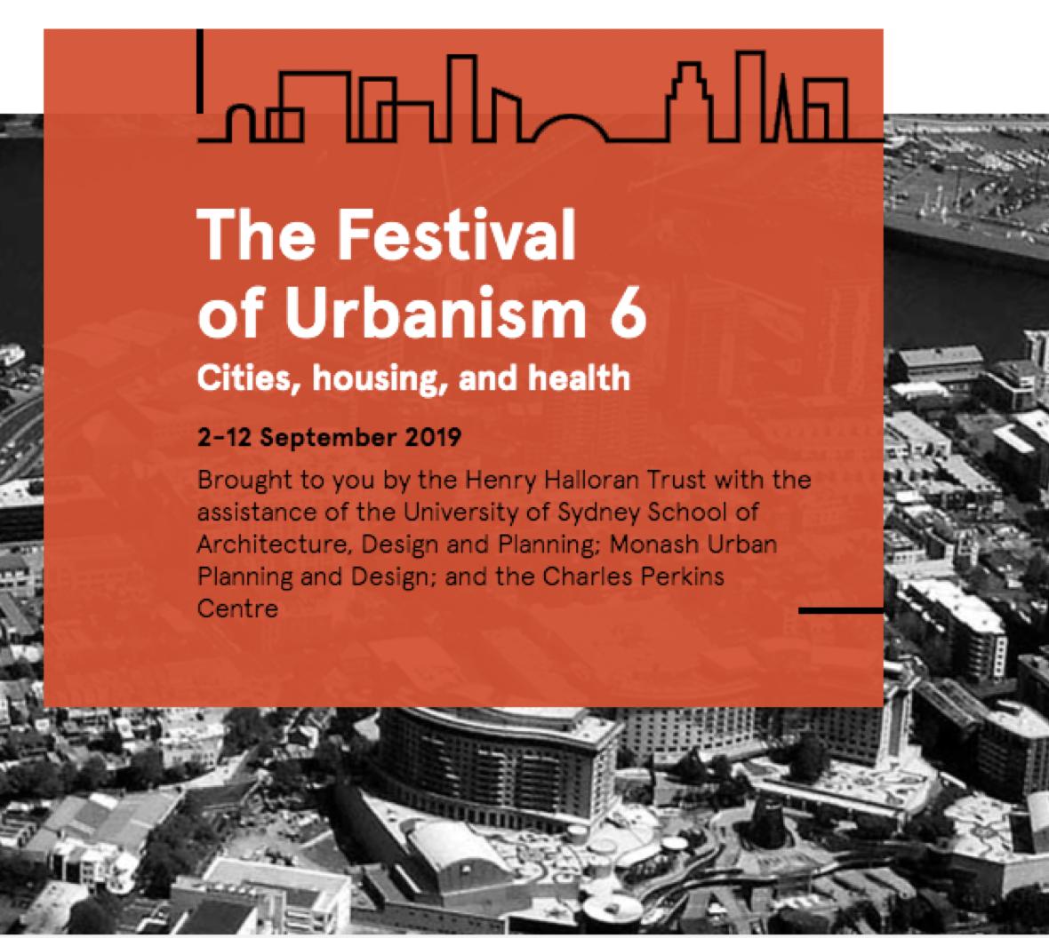 Sydney_ADP_Res's tweet photo. The Festival of Urbanism is back in September 2019, across both Sydney and Melbourne. Brought to you by the Henry Halloran Trust with the assistance of @Sydney_Arch, @monashada, and the Charles Perkins Centre. View the full program here ->
https://t.co/uqkO7WmHMW https://t.co/1aAK911CxR