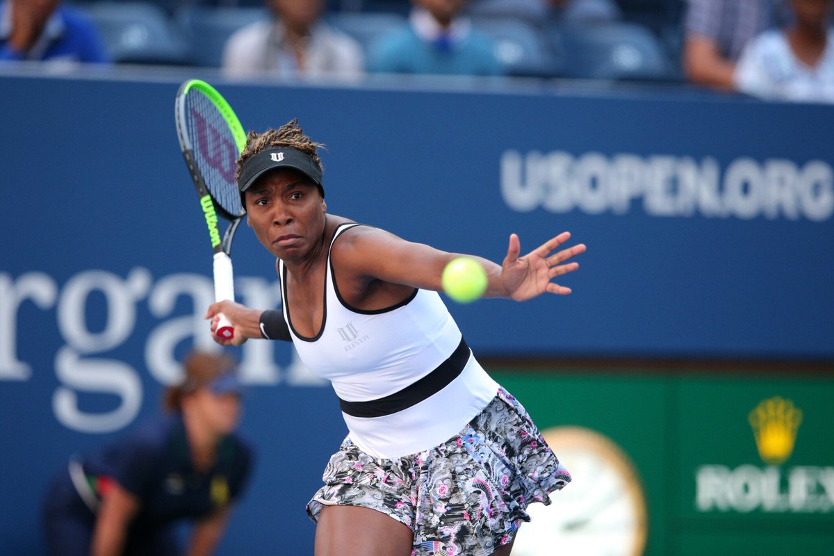 Victory for Venus!

The two-time singles champion rolls past Saisai Zheng 6-1, 6-0 to grab her spot in R2.

<a href="/Venuseswilliams/">Venus Williams</a> | #USOpen
