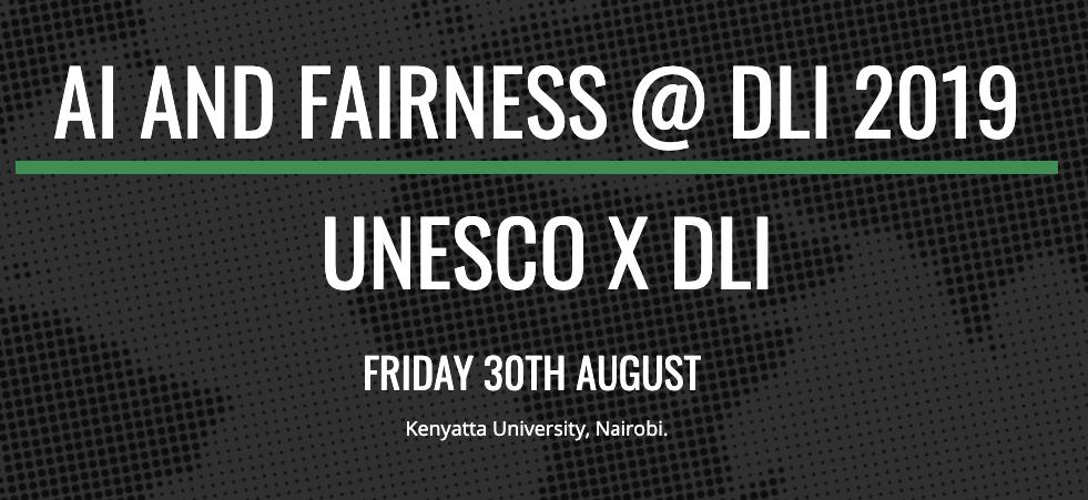 AI4Dev's tweet photo. @DeepIndaba Workshop: AI and Fairness II
Join #AI4DNetwork members & focal leads for Policy + Governance @alexcomninos + @robertmuthuri of @RIANetwork @StrathmoreLaw at @Unesco workshop #DLIndaba2019
Time: Fri #30Aug, 11:00 AM
Place: SCZ 39, KUCC @KenyattaUni
#SautiYetu #AI4D https://t.co/ZEjHDp0Uxr