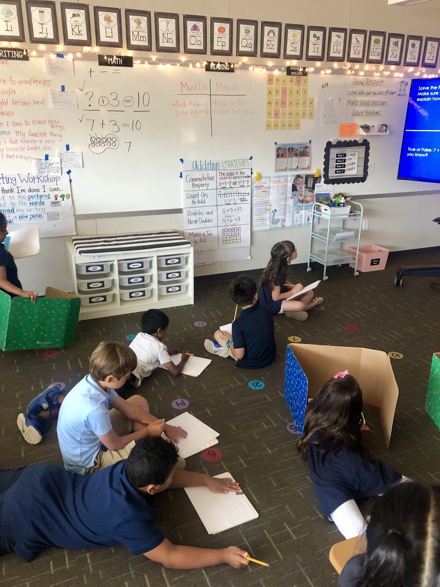 MissTillinghast's tweet photo. Implementing #UDL principles into independent math practice today = focused and engaged 2nd graders! 😍 #WCSJoyfulLearning #WCSExcellence https://t.co/bwAgss0ThV