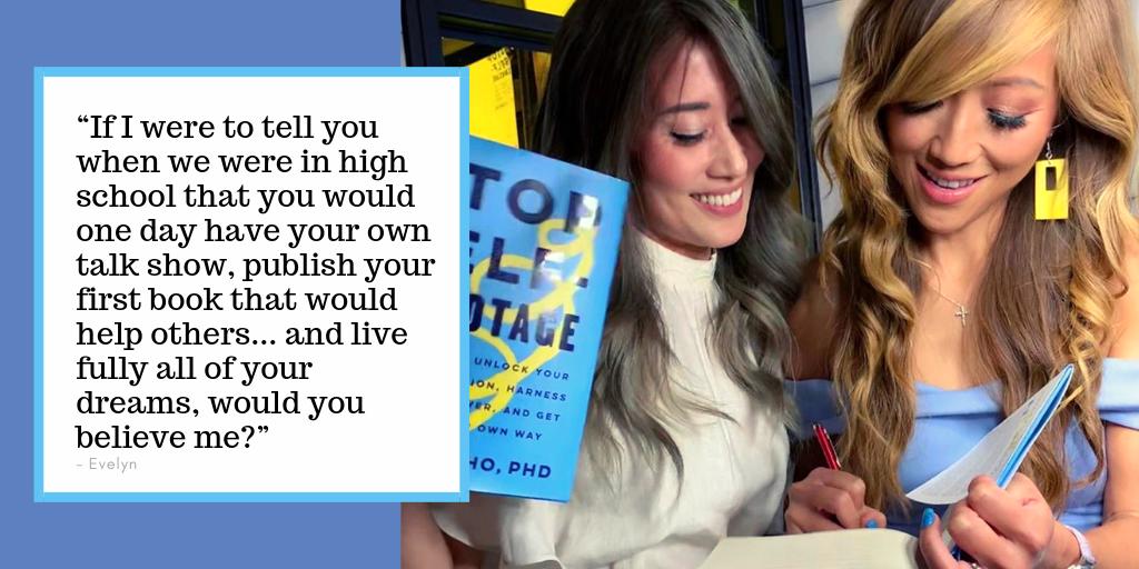DrJudyHo's tweet photo. I am deeply touched by this post from my sweet #highschoolfriend. Thank you, Evelyn, for sharing beautiful perspective; reminding us all that life has amazing #milestones in store if we keep at it, keep reaching, keep working and keep fighting for our dreams. #femaleauthor https://t.co/6RK4L1hfLk