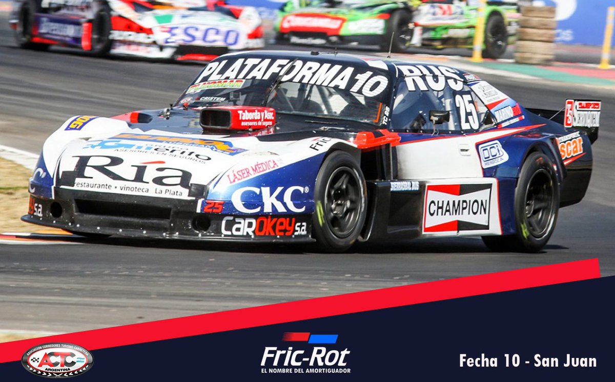 fricrot's tweet photo. #FricRotenelTC Presentes el fin de semana de #TCenSanJuan y acompañando a nuestros pilotos, @AgustinCanapino y @santiagomangoni, quienes confirmaron su clasificación a la "Copa de Oro" para pelear por el campeonato! 👏. https://t.co/axlJwW4TJc