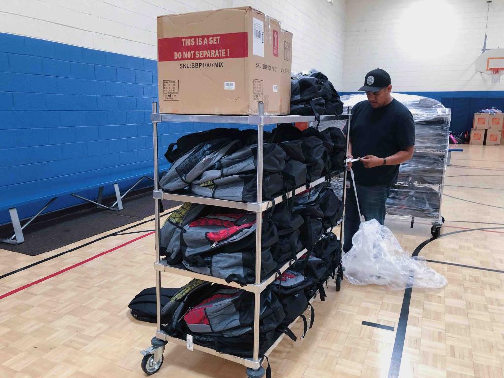 LifeAtKingston's tweet photo. This month we partnered with the @bgca_clubs for their Back-To-School donations drive! We successfully filled 150 backpacks with brand new school supplies in the hopes of sending kids off into a great new school year. Thanks for your donations #kingstonteam! #kingstontech https://t.co/0ZQz8FSHAZ